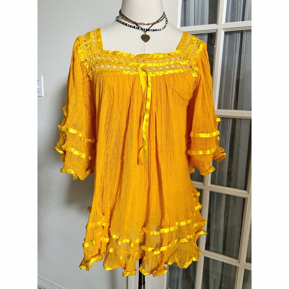 Mexican Angelita Gauze Top NEW